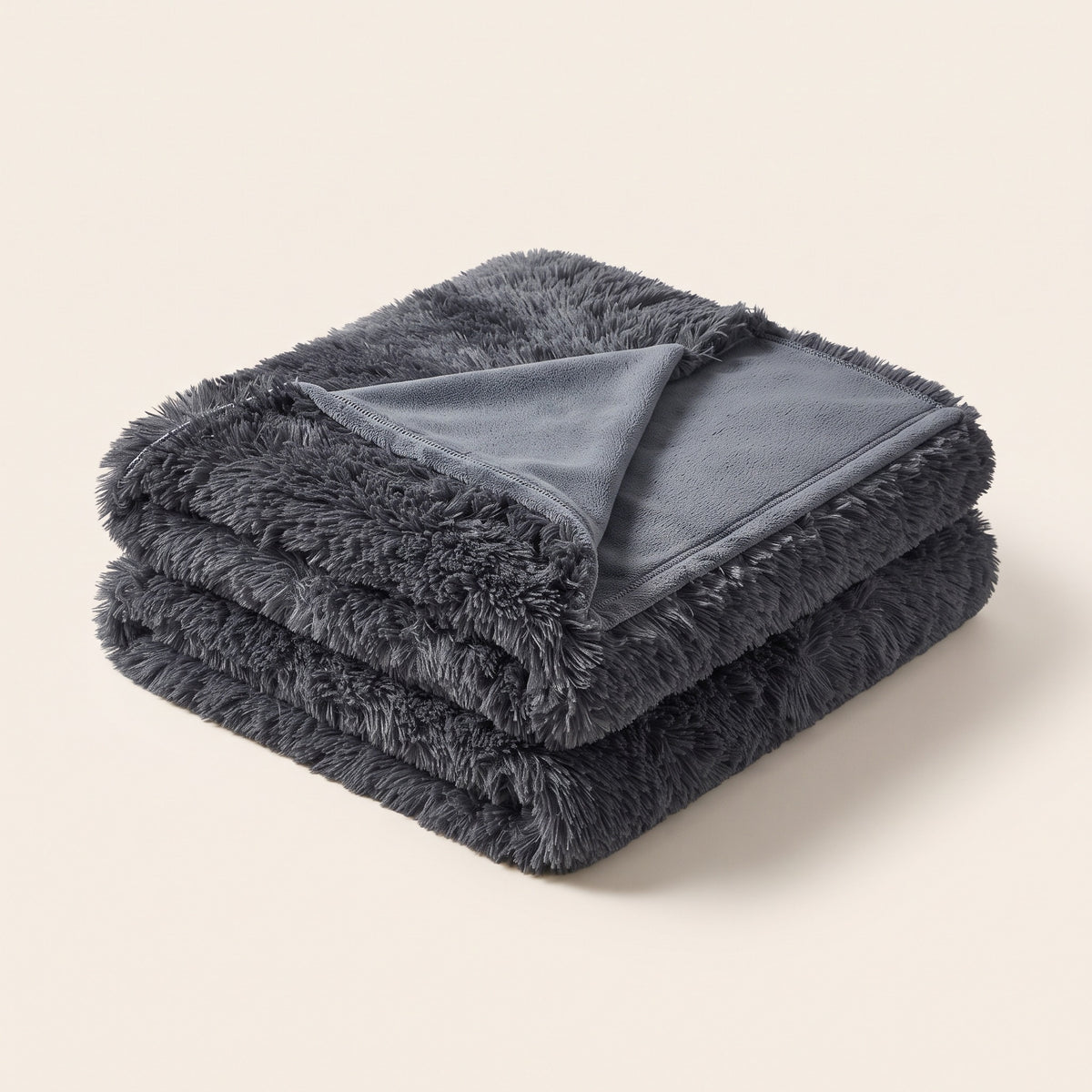 Schnauzenheld Kuscheldecke – Dunkelgrau