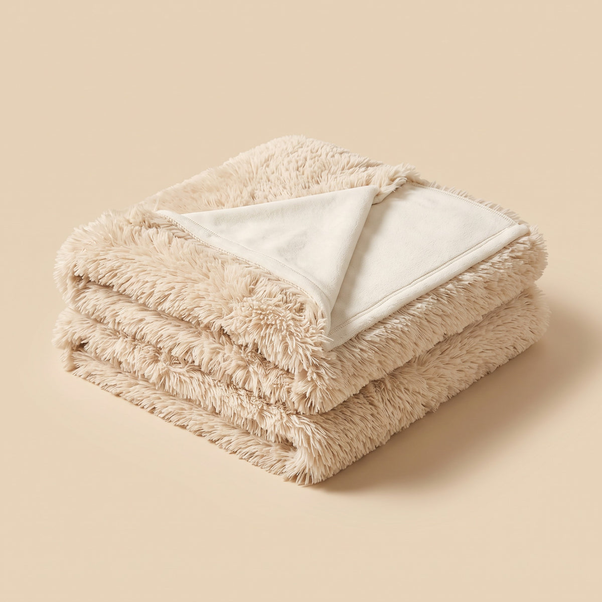 Schnauzenheld Kuscheldecke – Beige