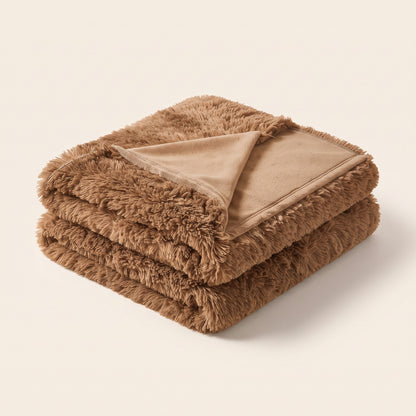 Schnauzenheld Kuscheldecke – Camel