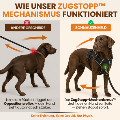 Schnauzenheld™ Taktische Anti-Zieh-Leine