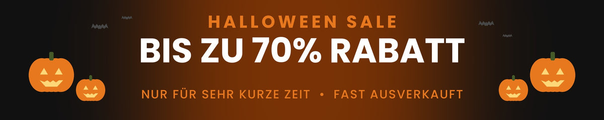 Halloween Sale – bis zu 70% Rabatt