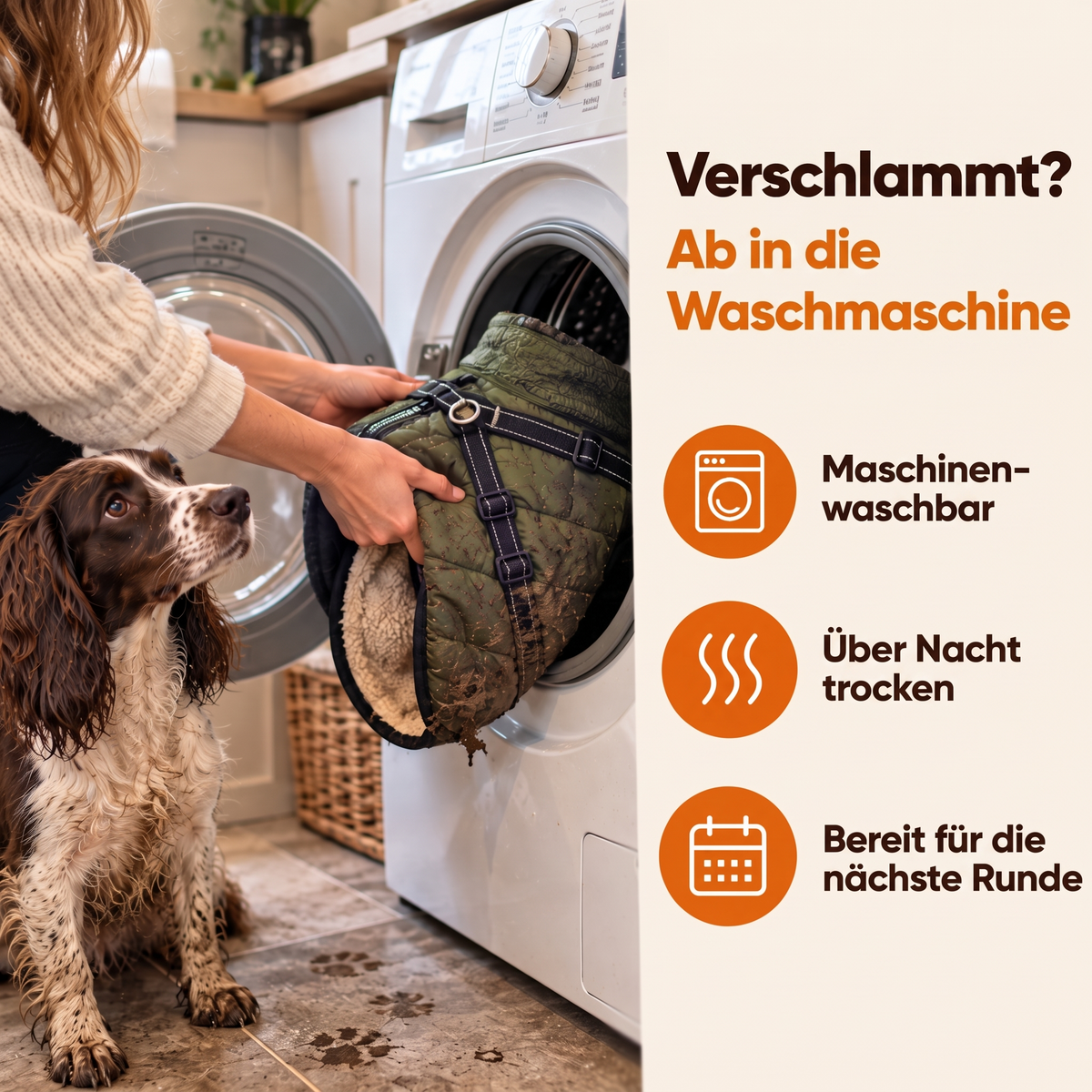 Schnauzenheld Allwetter-Mantel mit integriertem Geschirr