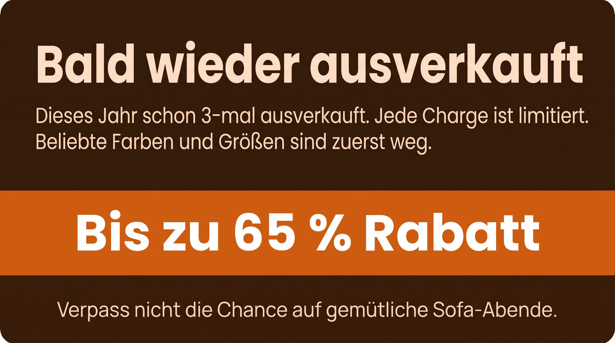 Bald wieder ausverkauft – bis zu 65 % Rabatt