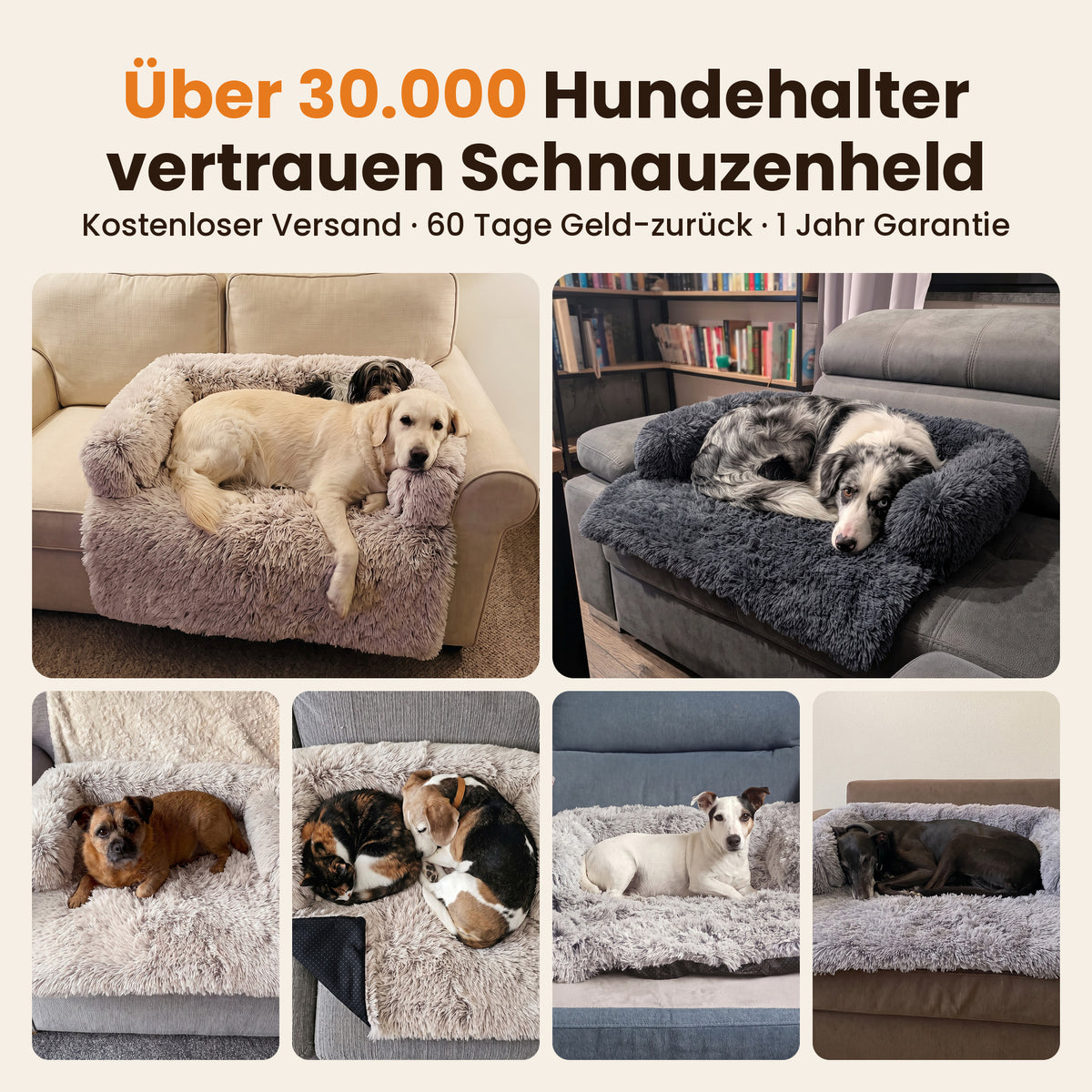 Über 30.000 Hundehalter vertrauen Schnauzenheld