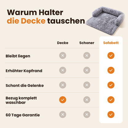 Vergleich: Decke, günstiger Sofaschoner und Schnauzenheld Luxus-Sofabett