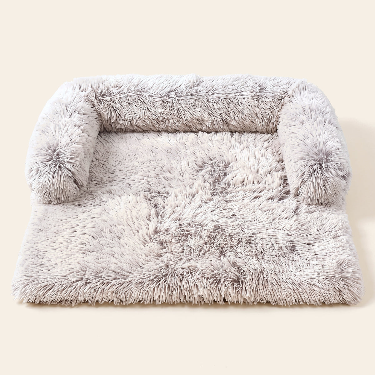 Schnauzenheld Luxus-Sofabett – Beige meliert