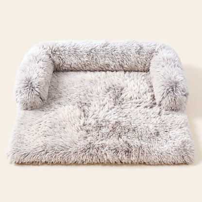 Schnauzenheld Luxus-Sofabett – Beige meliert